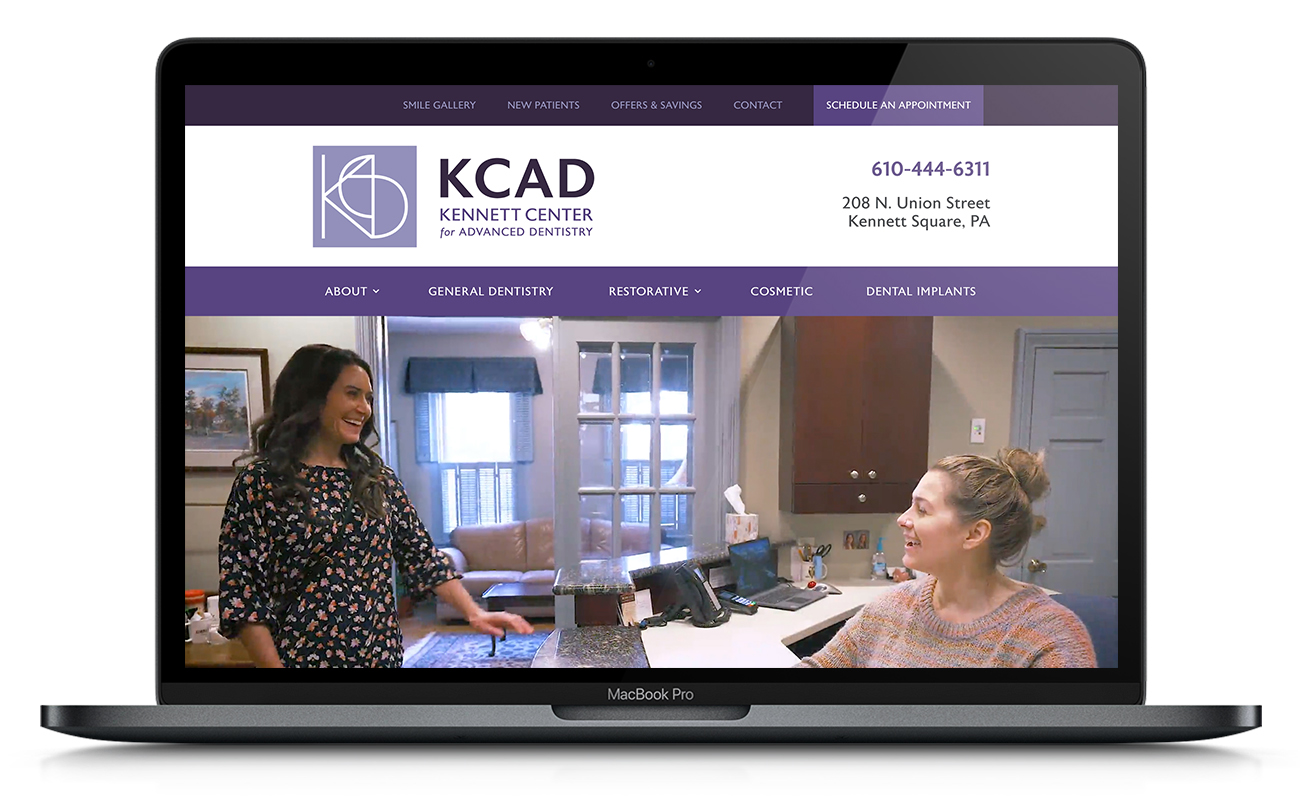 KCAD Website Homepage Design