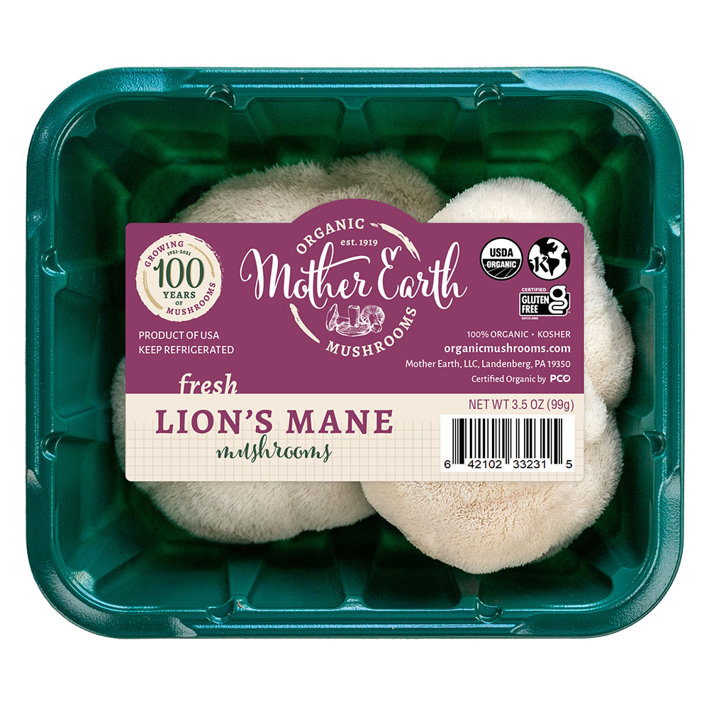 Mother Earth Organic Mushrooms Lion's Mane product