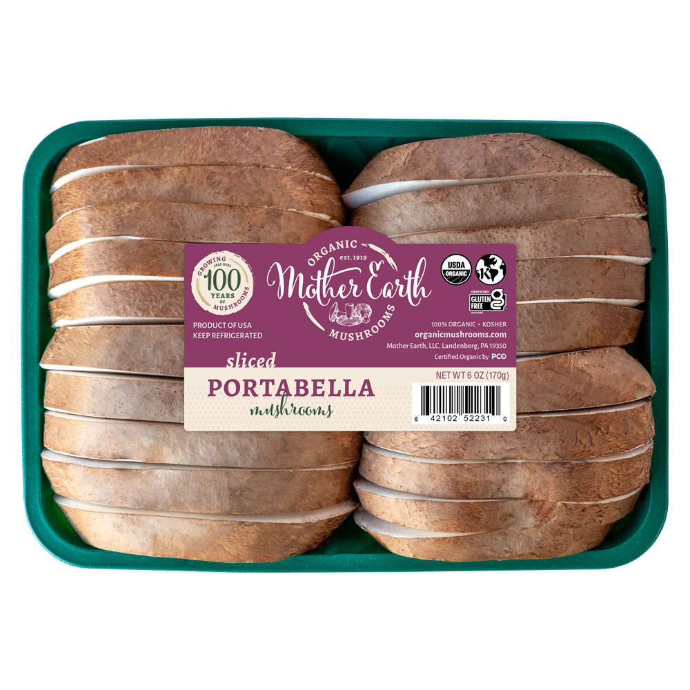 Mother Earth Organic Mushrooms Sliced Portabella product